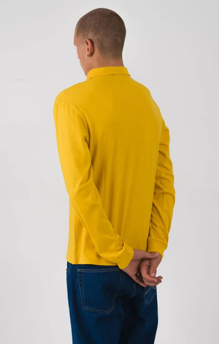 Afends Mens Stuffs - Long Sleeve Polo Shirt