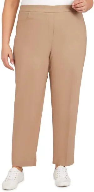 Alfred Dunner Women's Allure Slimming Plus Size Stretch Pants-Modern Fit