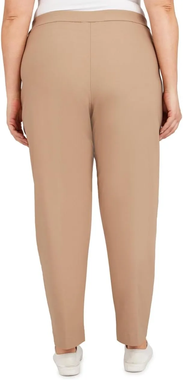 Alfred Dunner Women's Allure Slimming Plus Size Stretch Pants-Modern Fit