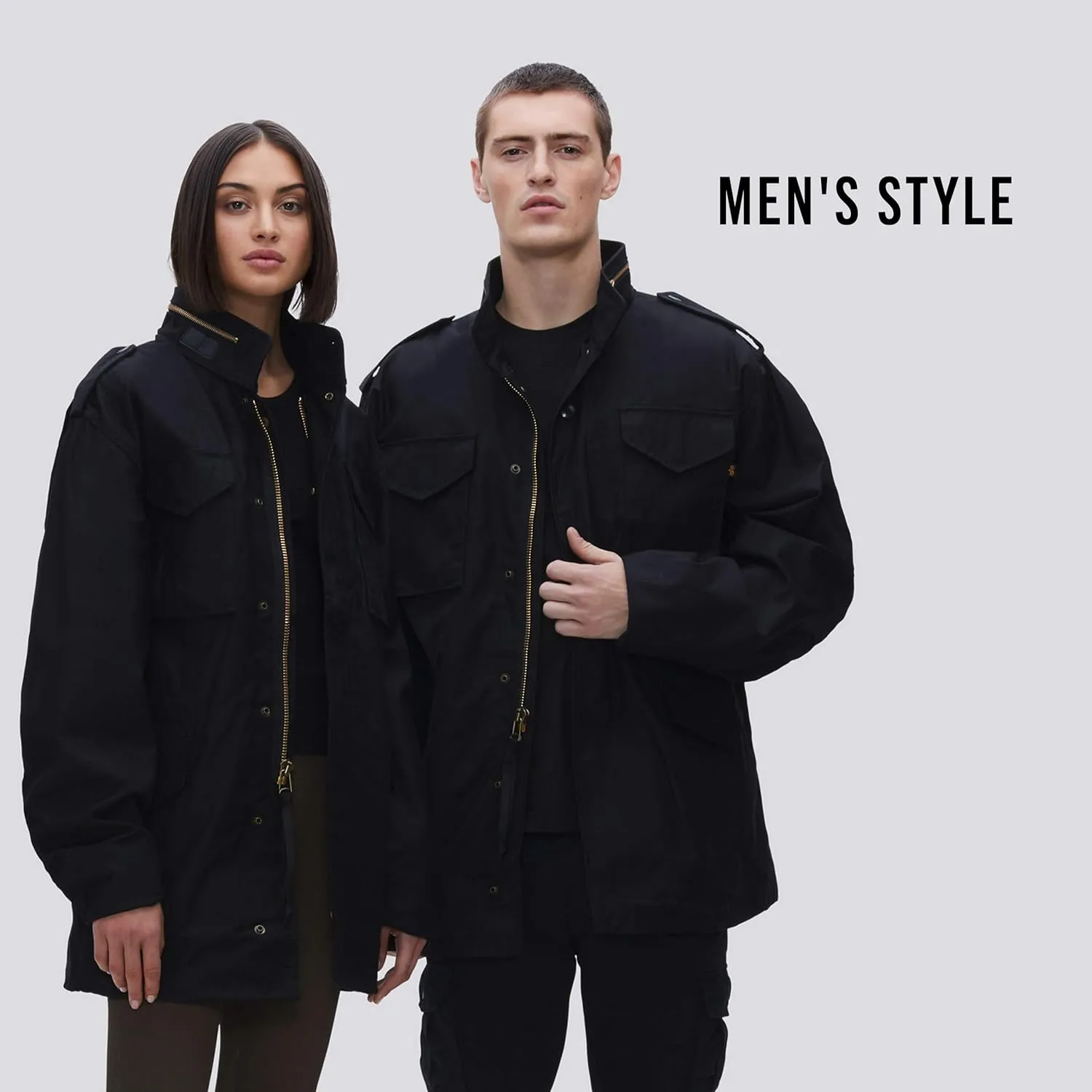 Alpha Industries M-65 Field Jacket - Classic Oversized Military Field Coat