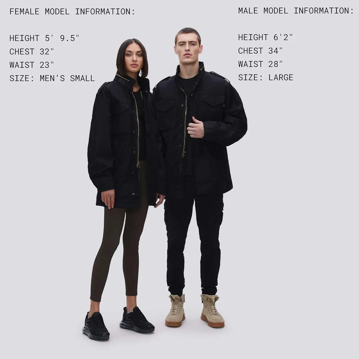 Alpha Industries M-65 Field Jacket - Classic Oversized Military Field Coat