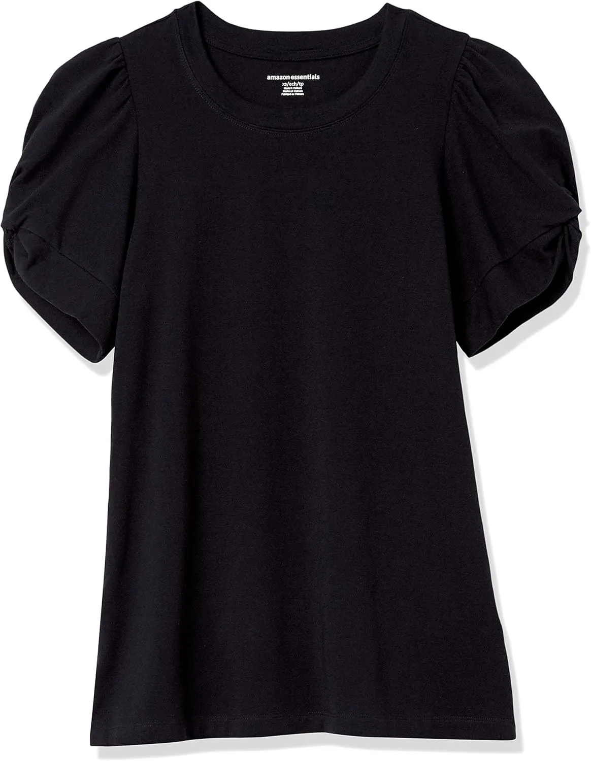 Amazon Essentials Women's Classic-Fit Twist Sleeve Crewneck T-Shirt
