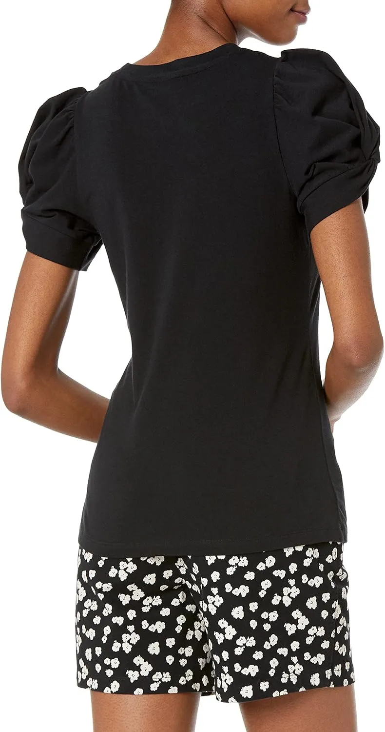 Amazon Essentials Women's Classic-Fit Twist Sleeve Crewneck T-Shirt