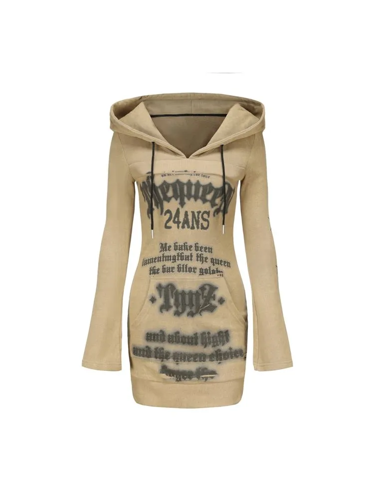 Black Women's Sweatshirt Dresses【s0000006806】