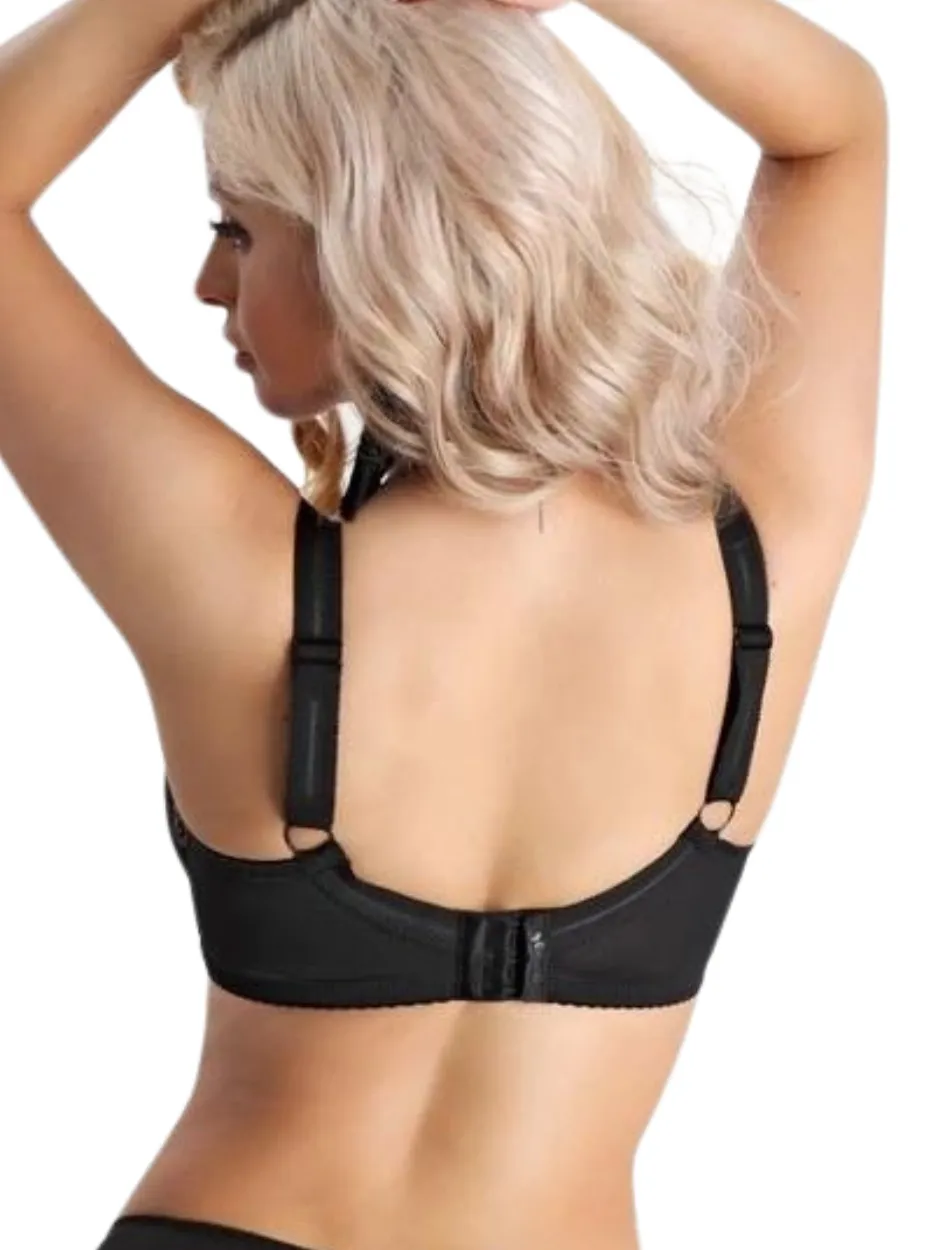 Bras and Honey Tattoo Underwire Bras Sizes 30-38 | Beige & Black Full Cup Lace Bras | Beige Floral Lace Bras