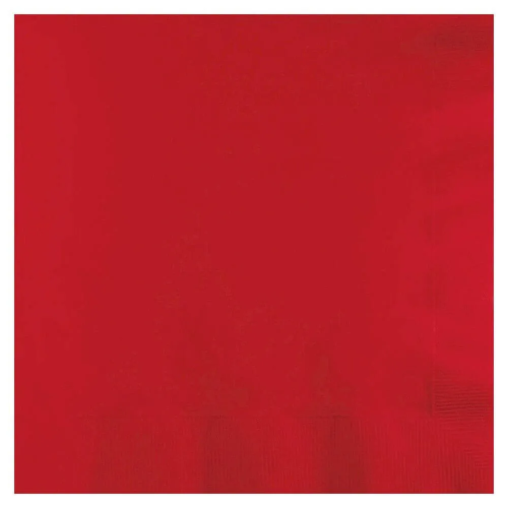 Classic Red Lunch Napkins