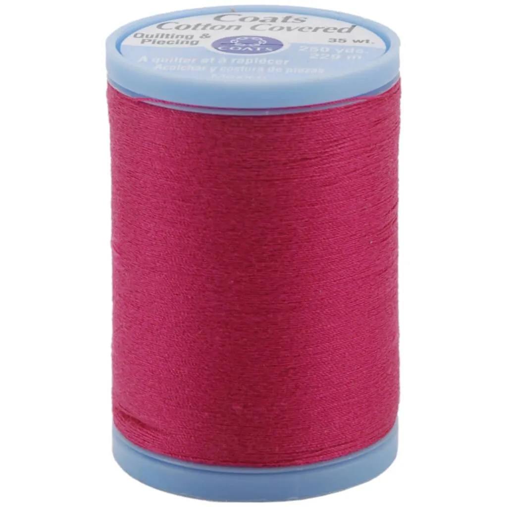 Coats Cotton Covered Quilting & Piecing Thread 250yds Red Rose