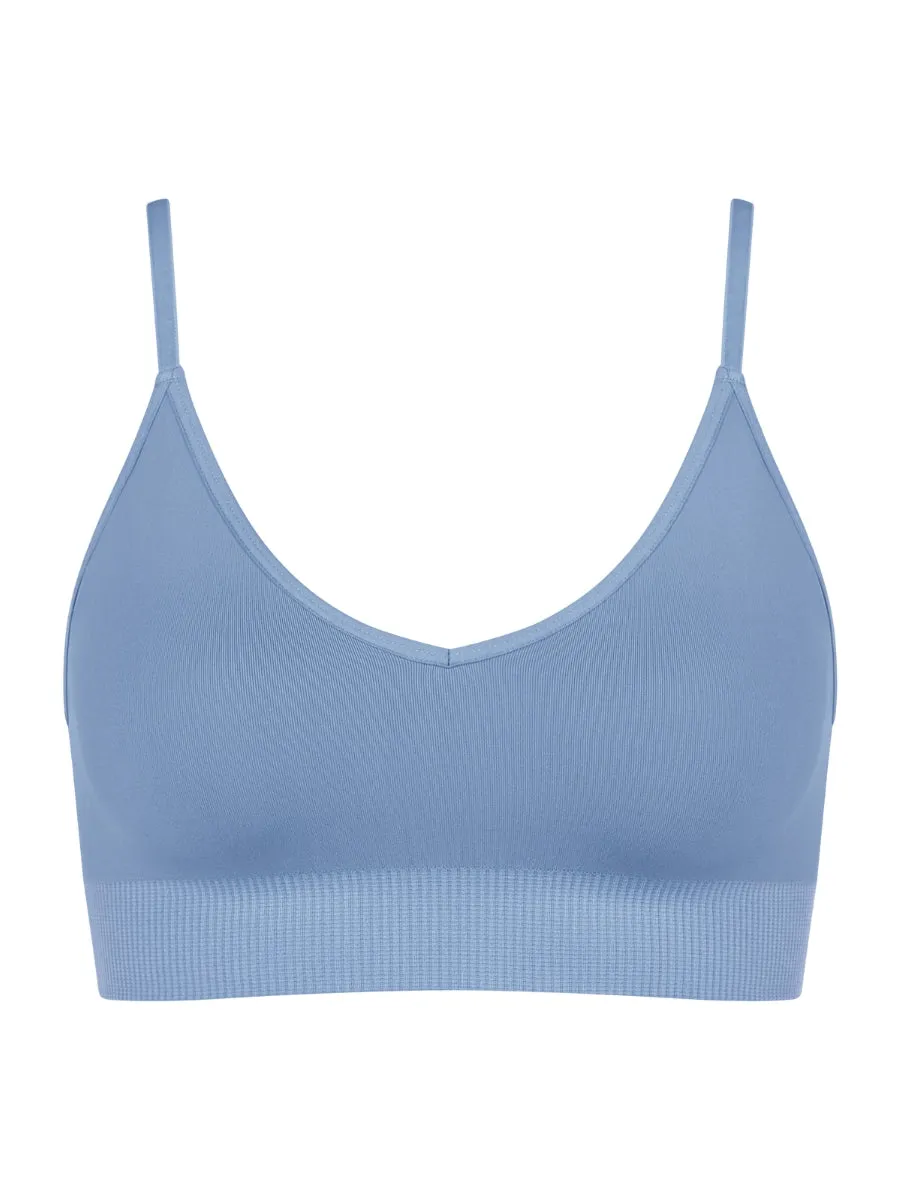 EVER Infused Camomile Bralette - Azura Blue