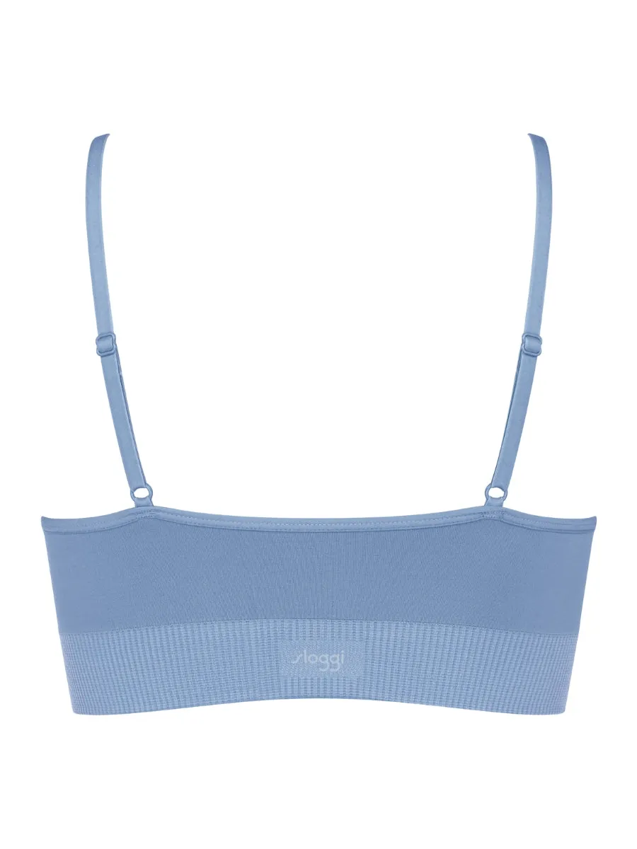 EVER Infused Camomile Bralette - Azura Blue