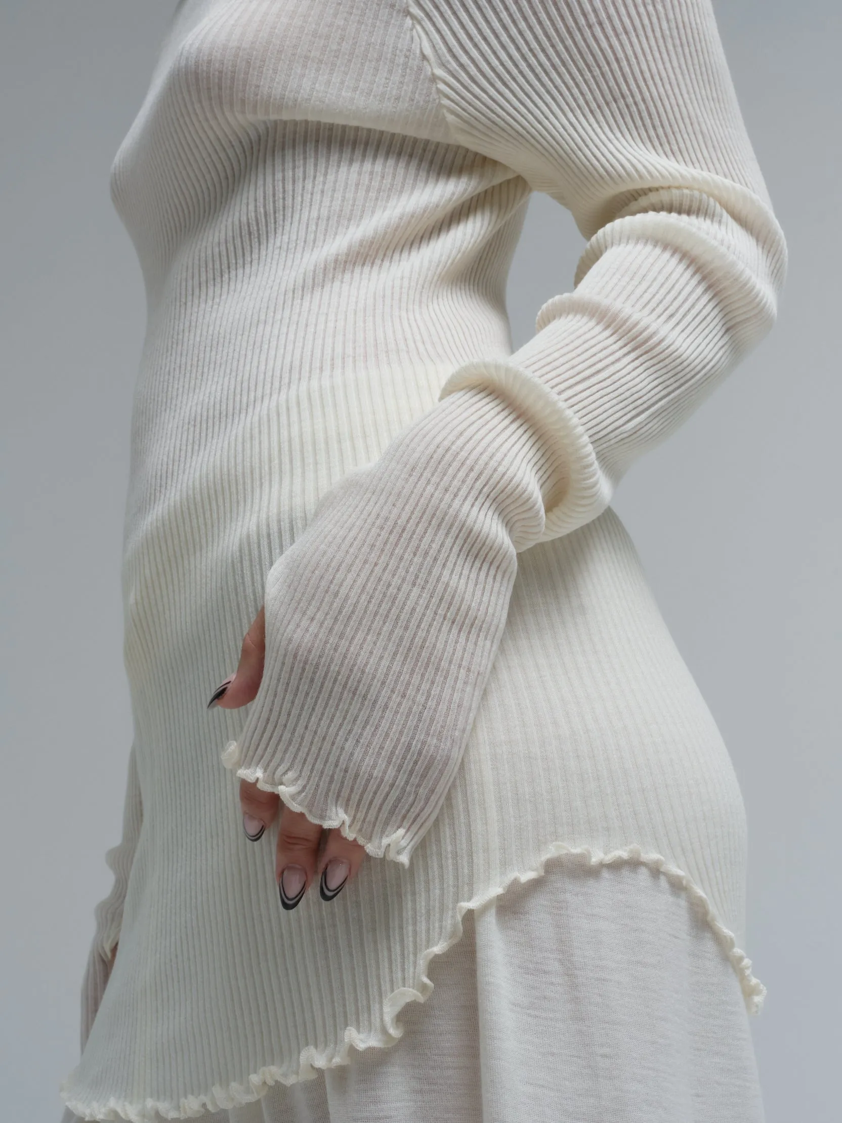 Fiori | Merino wool - Off-White