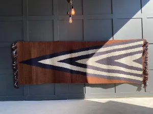 Hand woven 100% woollen rug from the Bedouin Women in Jordan