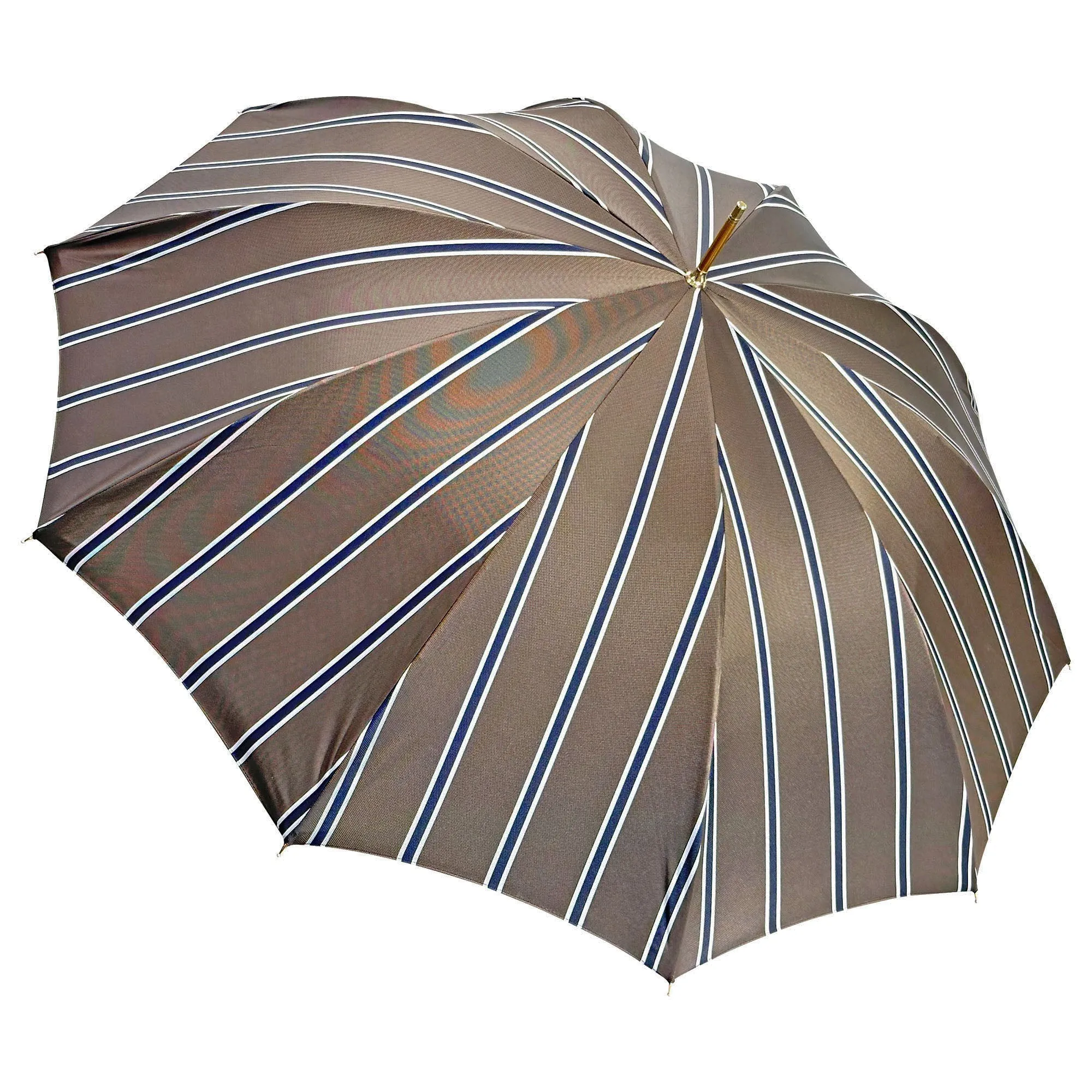 Handmade umbrella with enameled Goldplated 24K Eagle