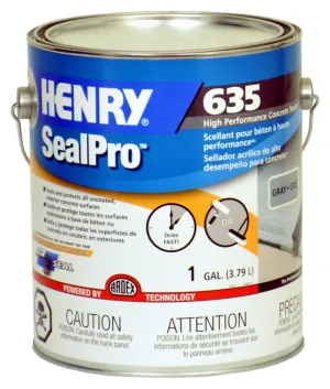 Henry 16377 Concrete Sealant, Liquid, Gray, 1 gal, Can :GAL: QUANTITY: 1