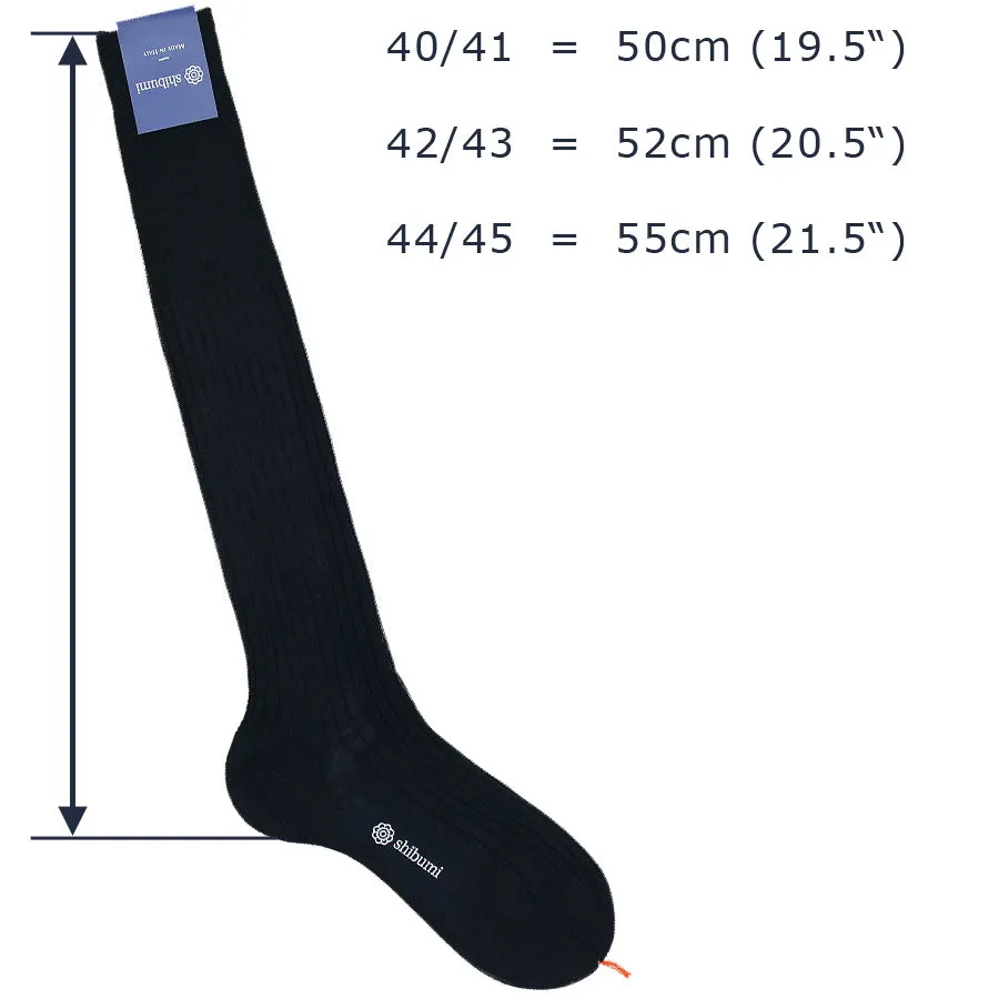 Knee Socks - Glencheck - Forest - Wool