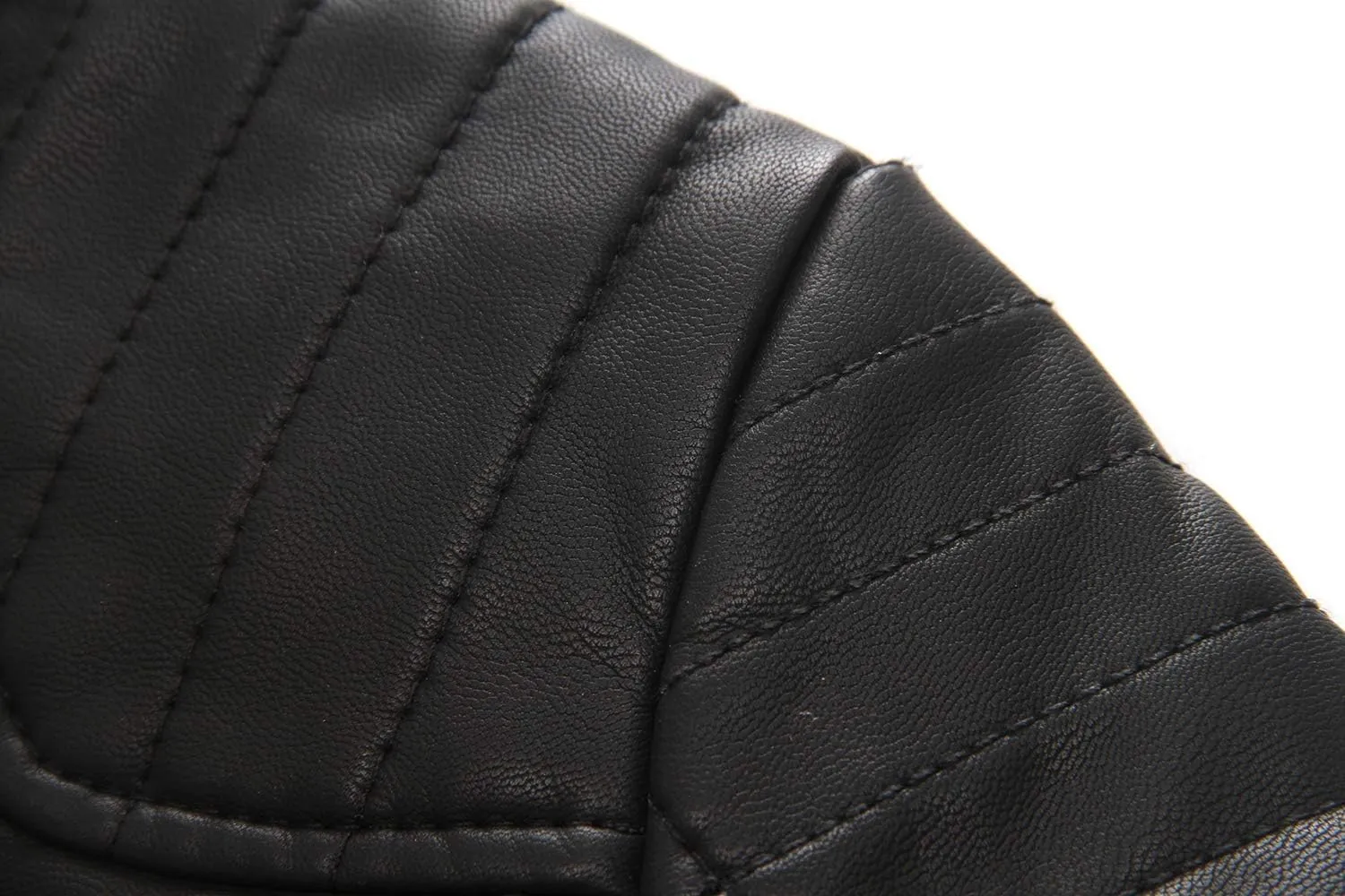 LJYH Boys' Faux Soft Leather Jackets Children Biker Outerwear Coats Black