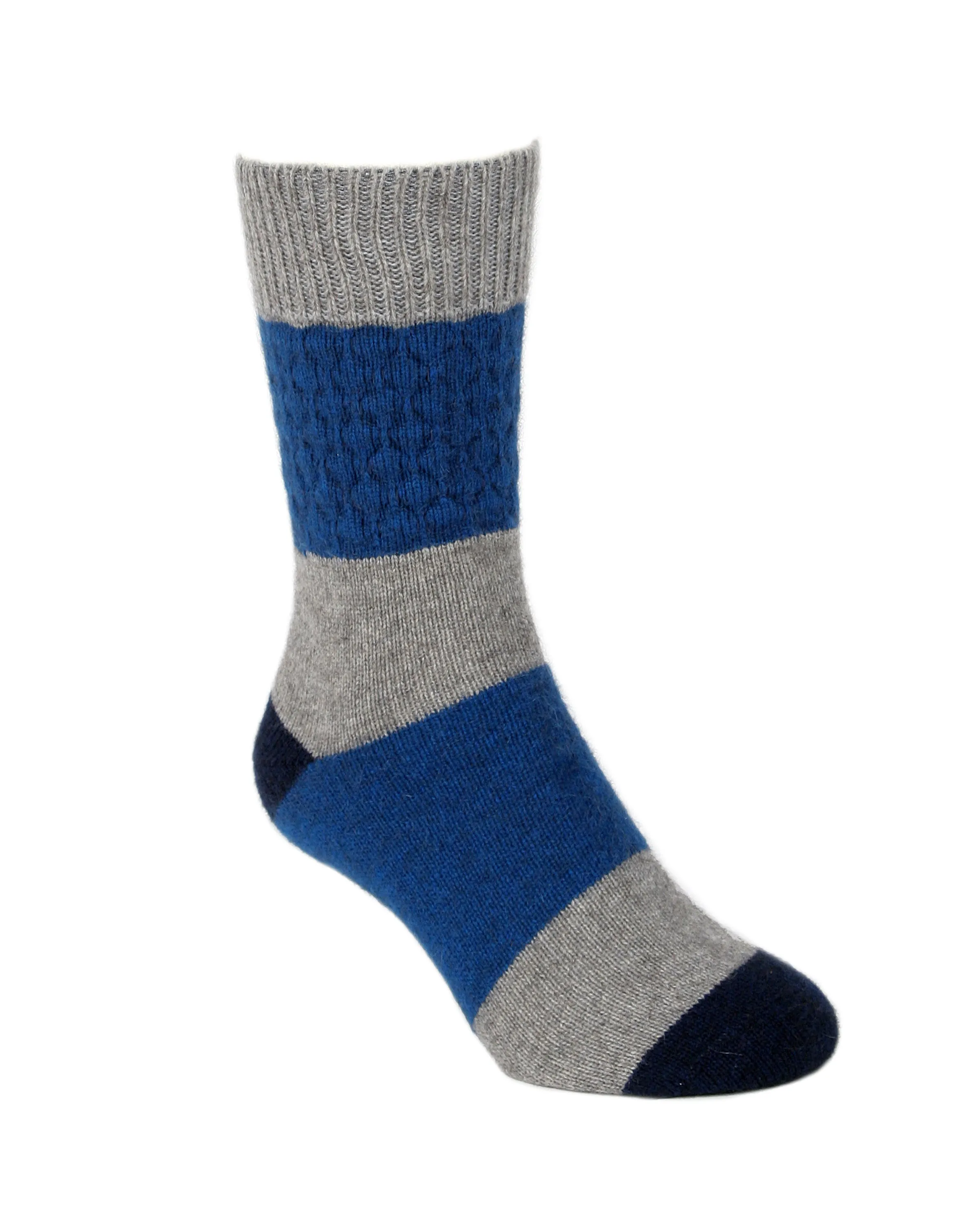 Lothlorian Gecko Sock in Merino Wool & Possum Fur