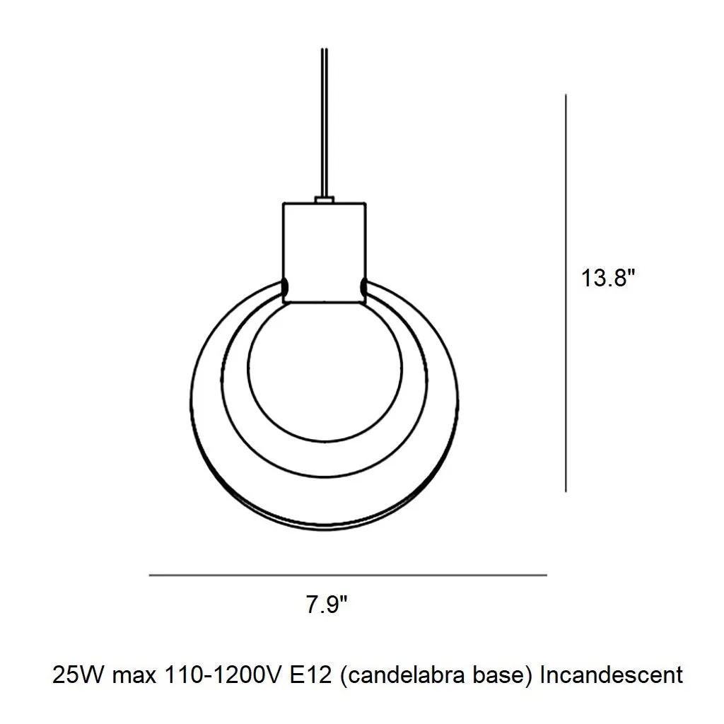 Lunar Pendant Light