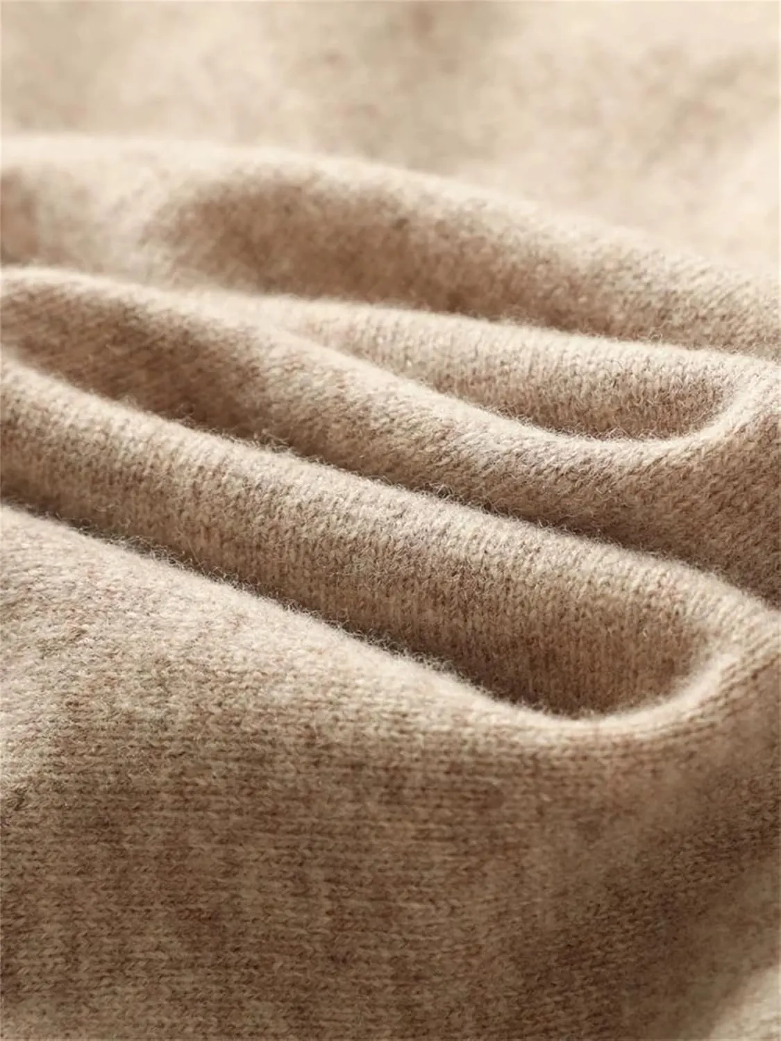 Men V- Neck Pullover Sweater Solid Merino Wool Knitwear Casual Basic Style Soft Warm Jumper Tops