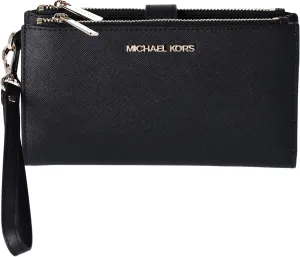 Michael Kors Jet Set Double Zip Wristlet, Navy