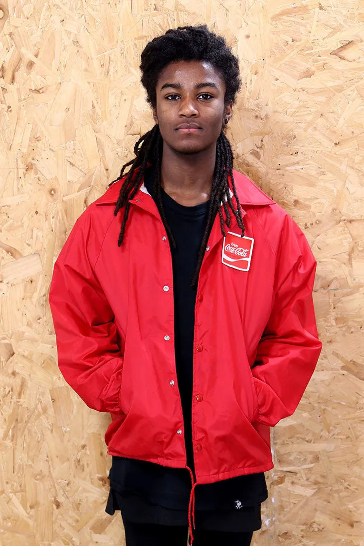 Red Coca Cola Coach jacket