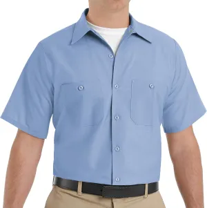 Red Kap Men's Industrial Work Shirt, Regular Fit, Short Sleeve