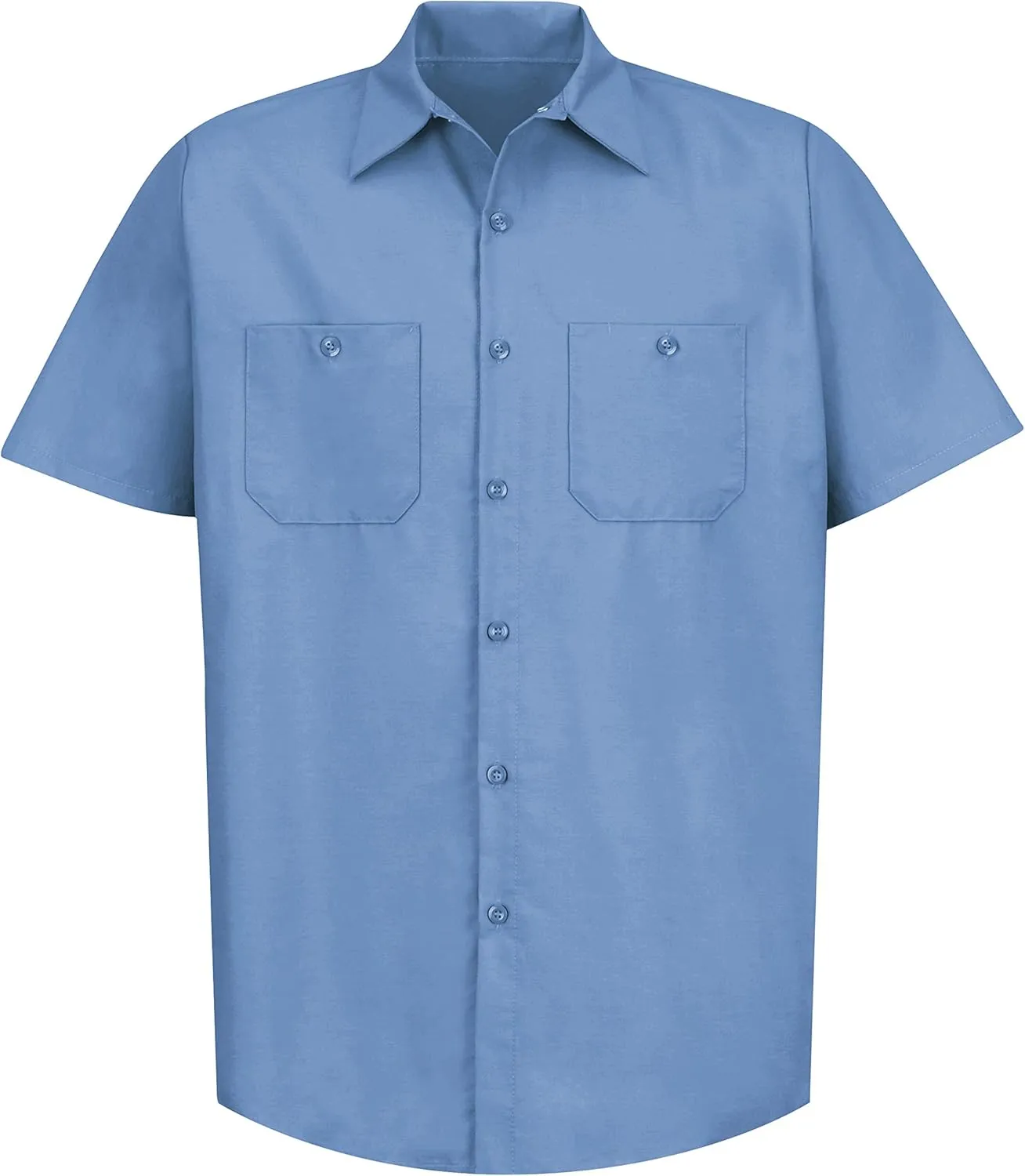 Red Kap Men's Industrial Work Shirt, Regular Fit, Short Sleeve