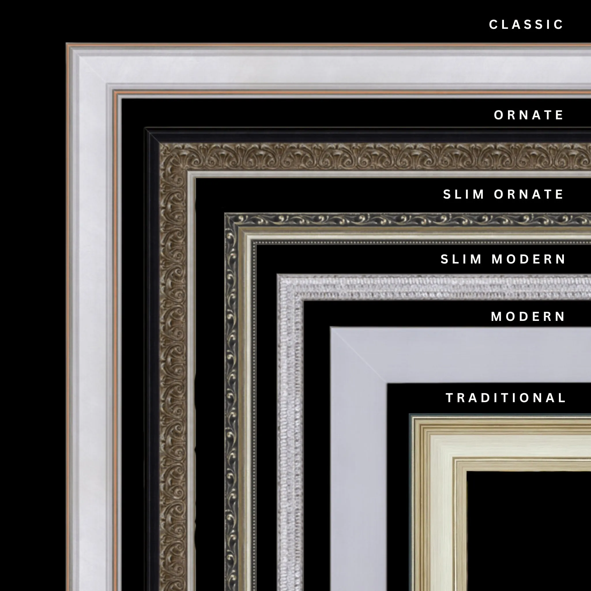 Silver 25x28 Picture Frame Ornate Traditional Classic Antique