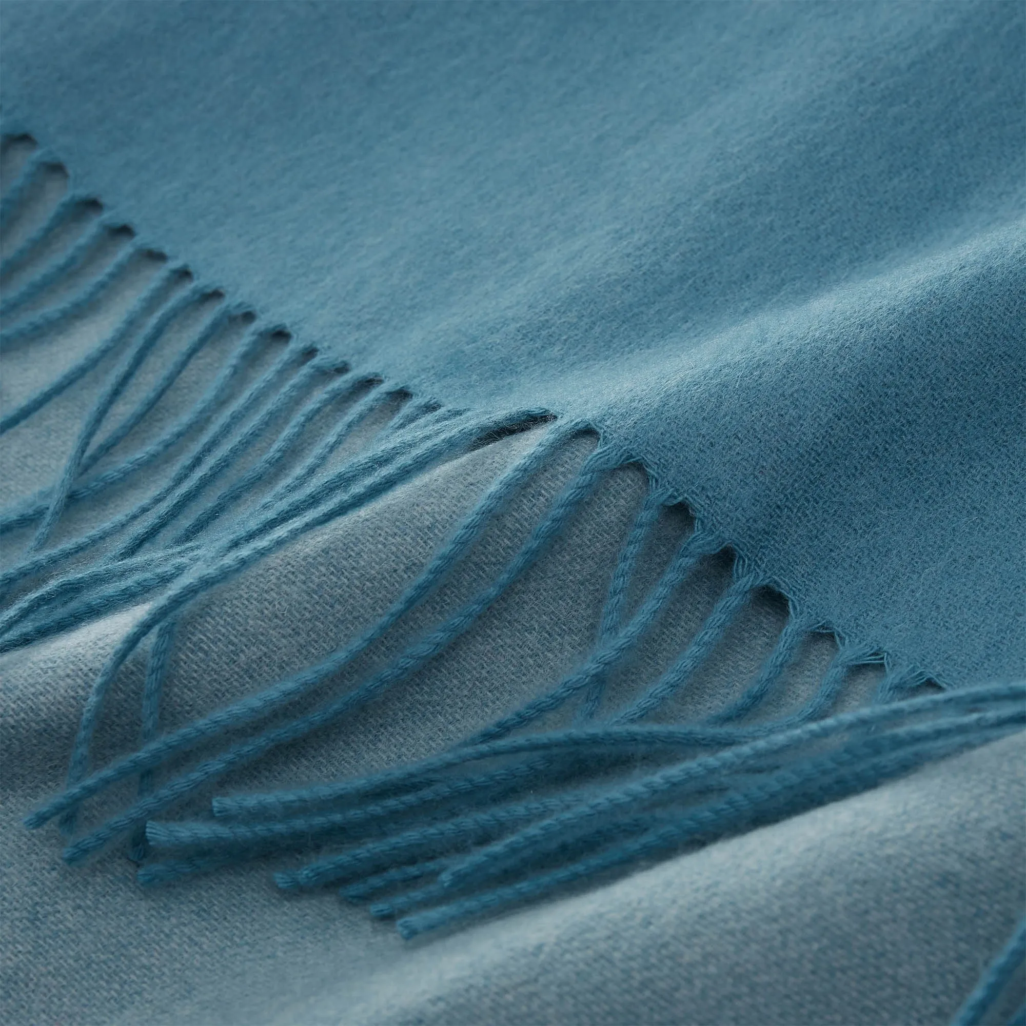 Sontra Cashmere Blanket [Green grey/Light grey green]