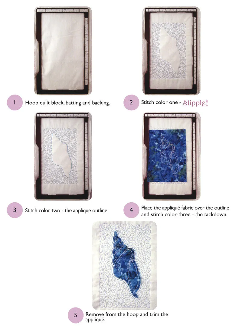 Stipple!™ Seashells - Physical Card