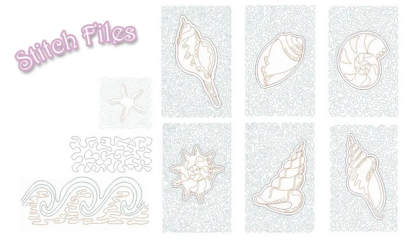 Stipple!™ Seashells - Physical Card