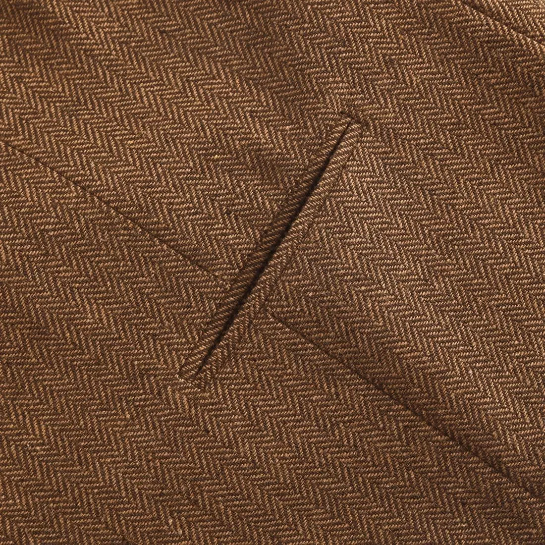 Vest for Men Formal Dress Business Casual Herringbone Tweed Vest Jacket for Men Waistcoat