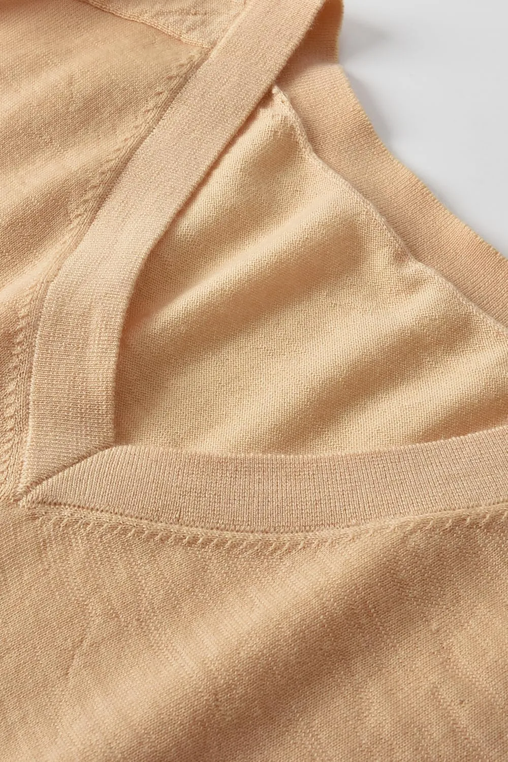 Women's Merino Wool Sweater Casual Lightweight V Neck Raglan Sleeve Knit Top Loose Pullover